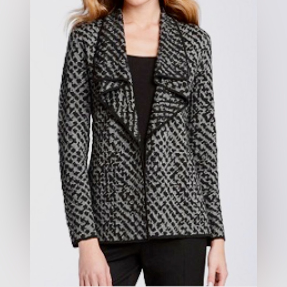 Classiques Entier Atelier ‘Fluid' Jacquard Cardigan size S Gray & Black
